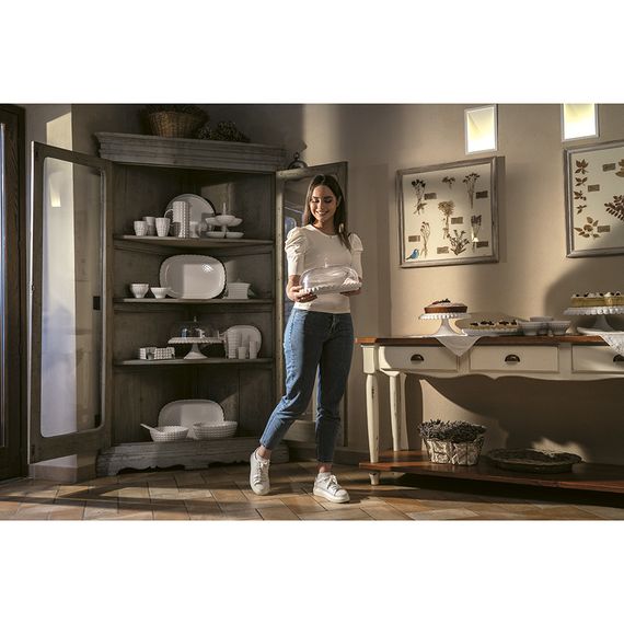 Салатник Tiffany, 5 л, молочно-белый, Guzzini, фото , изображение 3