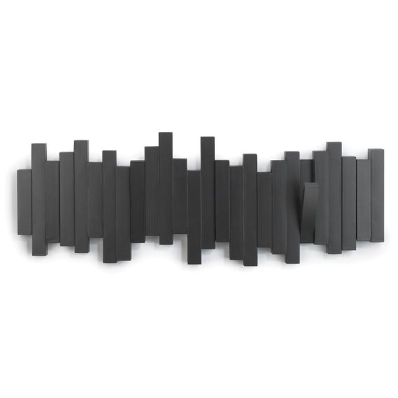 Вешалка настенная Sticks черная, Umbra, фото 