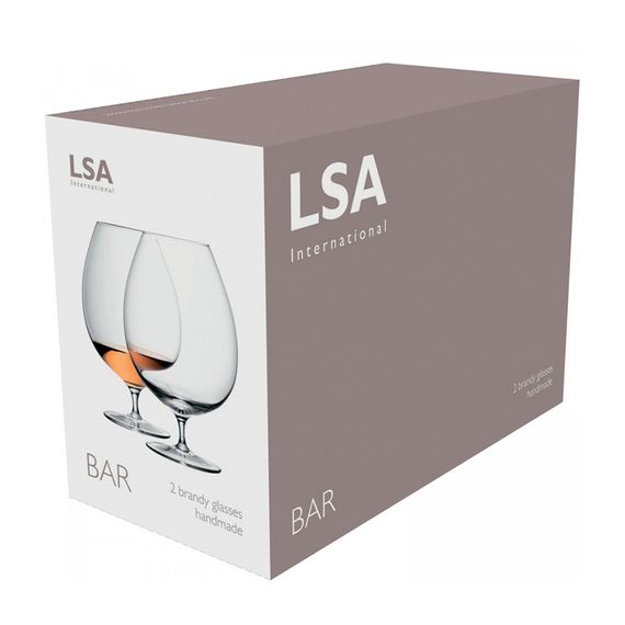Набор из 2 бокалов для бренди Bar 900 мл, LSA International, фото , изображение 5
