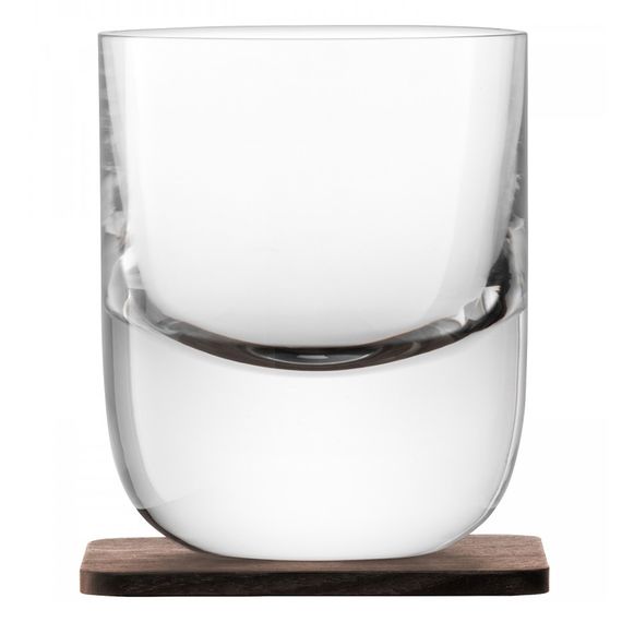 Набор из 2 стаканов Renfrew Whisky с деревянными подставками 270 мл, LSA International, фото , изображение 2
