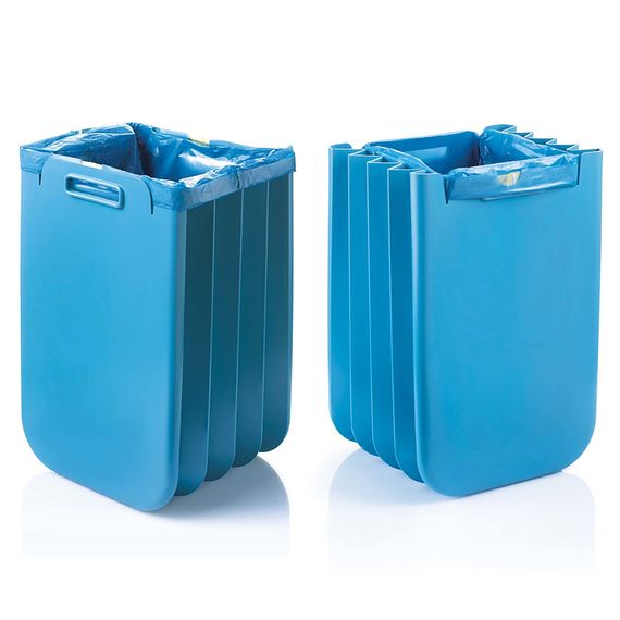 Корзина для белья складная Eco Packly, голубая, Guzzini, фото , изображение 3