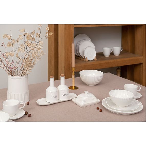 Бутылка для уксуса белого цвета из коллекции Kitchen Spirit, 250 мл, Tkano, фото , изображение 5
