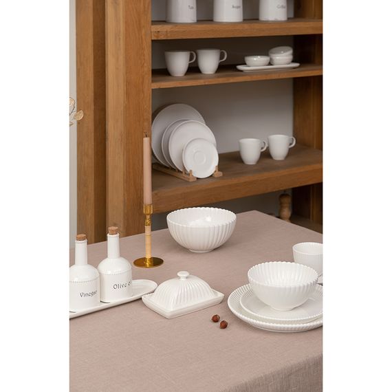 Набор из двух тарелок белого цвета из коллекции Kitchen Spirit, 21 см, Tkano, фото , изображение 5