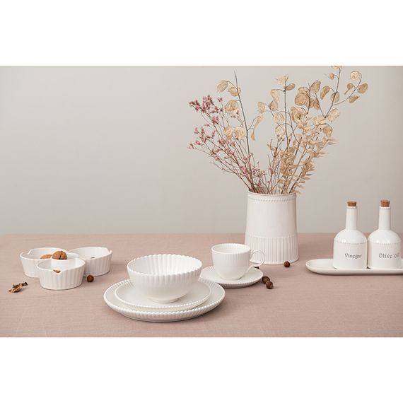 Набор из двух тарелок белого цвета из коллекции Kitchen Spirit, 21 см, Tkano, фото , изображение 4