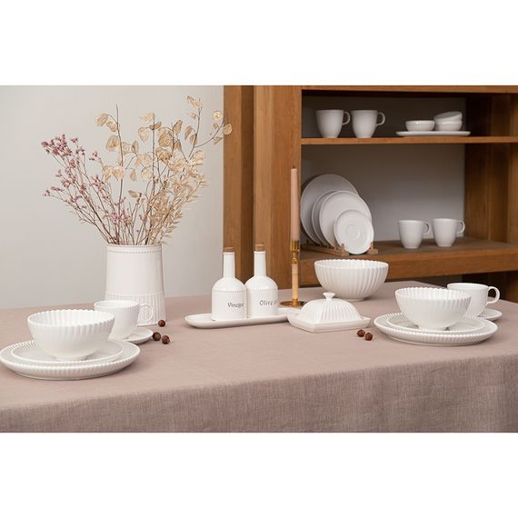 Бутылка для масла белого цвета из коллекции Kitchen Spirit, 250 мл, Tkano, фото , изображение 7