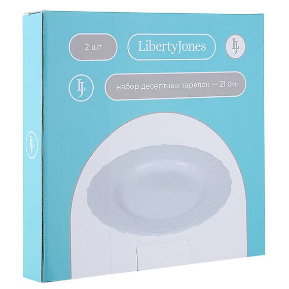 Набор десертных тарелок Tracery, ?21 см, 2 шт., Liberty Jones, фото , изображение 4