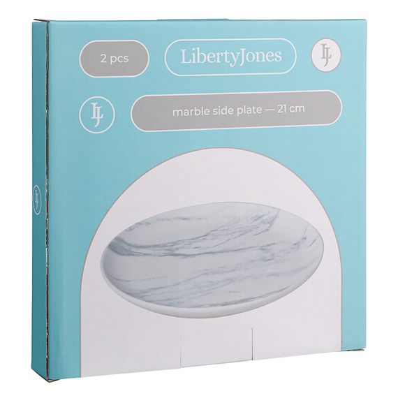 Набор тарелок Marble, ?21 см, 2 шт., Liberty Jones, фото , изображение 18