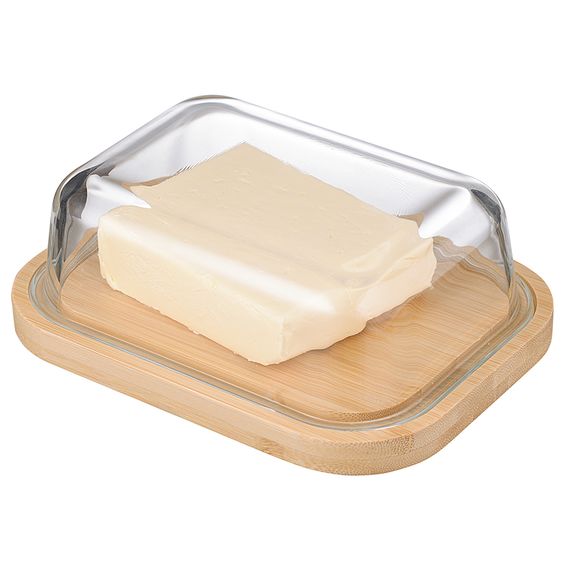 Масленка стеклянная, 640 мл, Smart Solutions, фото , изображение 2