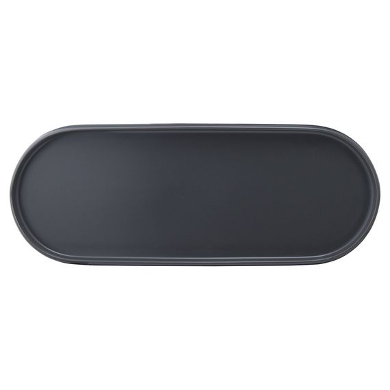 Овальное блюдо темно-серого цвета из коллекции Essential, Tkano, фото , изображение 5