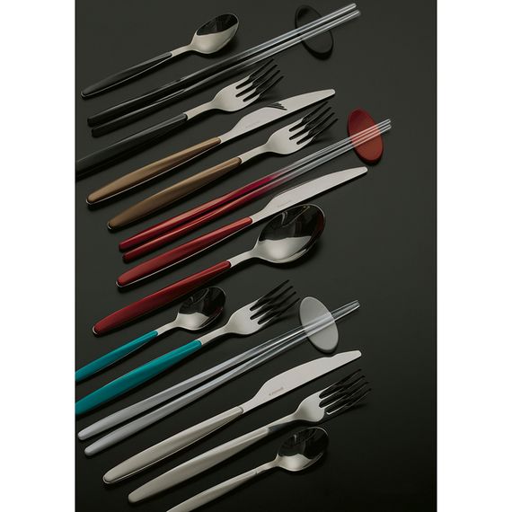 Набор из 24 столовых приборов Cutlery My Fusion, черные, Guzzini, фото , изображение 2