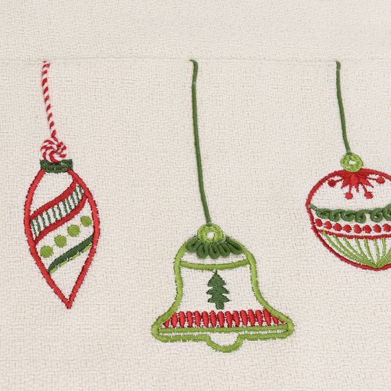 Дорожка с вышивкой Christmas decorations из коллекции New Year Essential, 45х150 см, Tkano, фото , изображение 5
