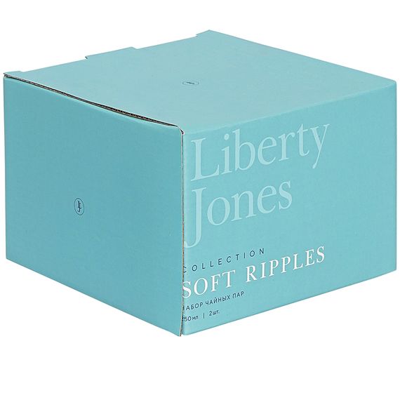 Набор чайных пар Soft Ripples, Dual Glazing, 250 мл, 2 шт., Liberty Jones, фото , изображение 8