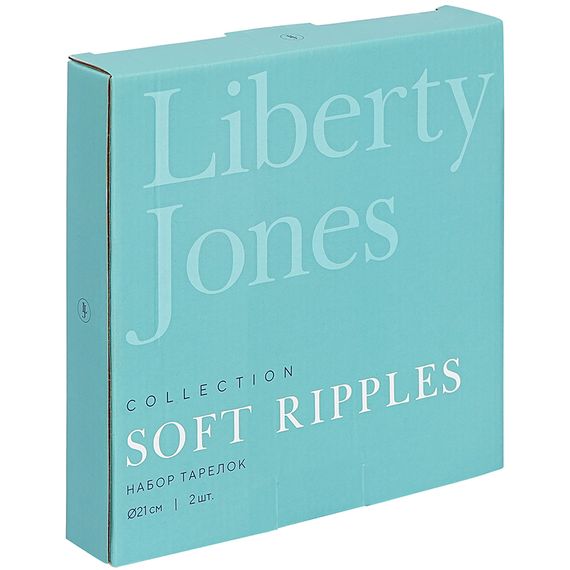 Набор тарелок Soft Ripples, Dual Glazing, ?21 см, 2 шт., Liberty Jones, фото , изображение 8