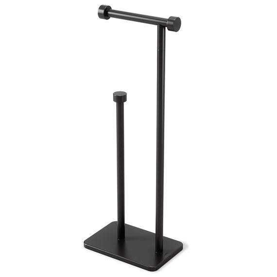 Держатель для туалетной бумаги Cappa, 12х20х52 см, черный, Umbra, фото , изображение 5