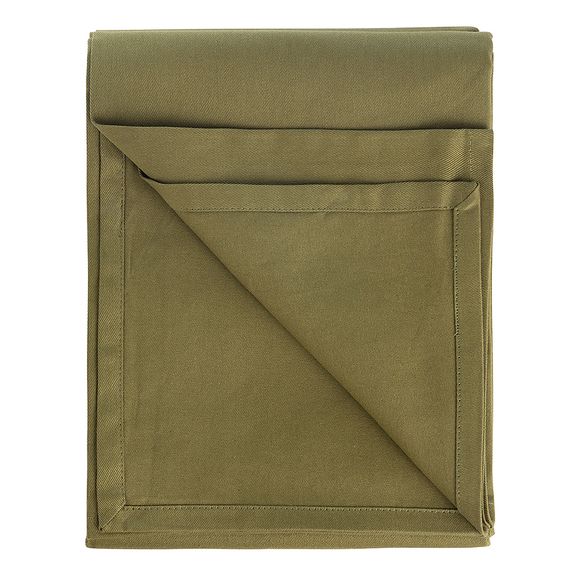 Скатерть из хлопка оливкового цвета из коллекции Essential, 170х170 см, Tkano, фото , изображение 3