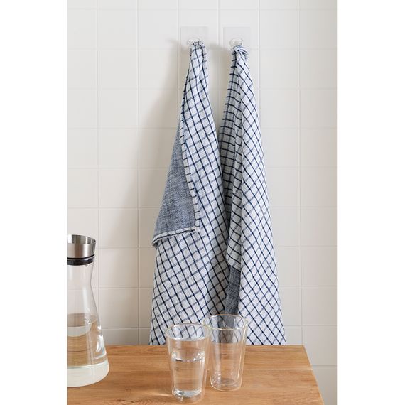 Набор из двух муслиновых полотенец с графичным дизайном из коллекции Essential, 50х70 см, Tkano, фото , изображение 5