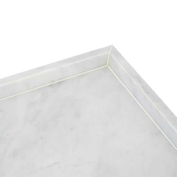 Поднос Marm, 28х20 см, белый мрамор, Bergenson Bjorn, фото , изображение 4