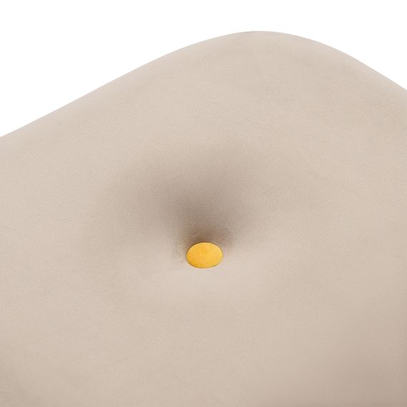 Пуф Pea, велюр, бежевый/желтый, Bergenson Bjorn, фото , изображение 5