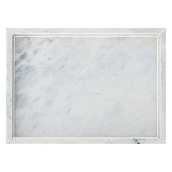 Поднос Marm, 28х20 см, белый мрамор, Bergenson Bjorn, фото , изображение 3