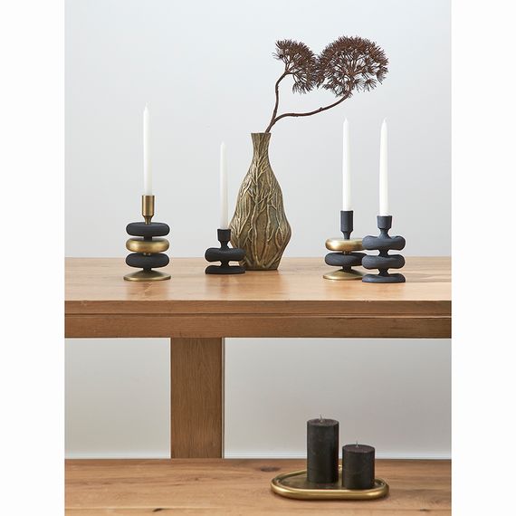 Подсвечник Vivlend, 12 см, черный, Bergenson Bjorn, фото , изображение 2