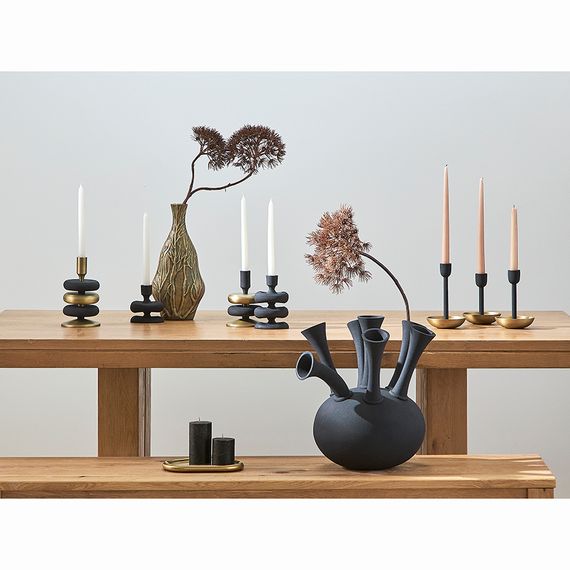 Подсвечник Vivlend, 12 см, черный, Bergenson Bjorn, фото , изображение 5