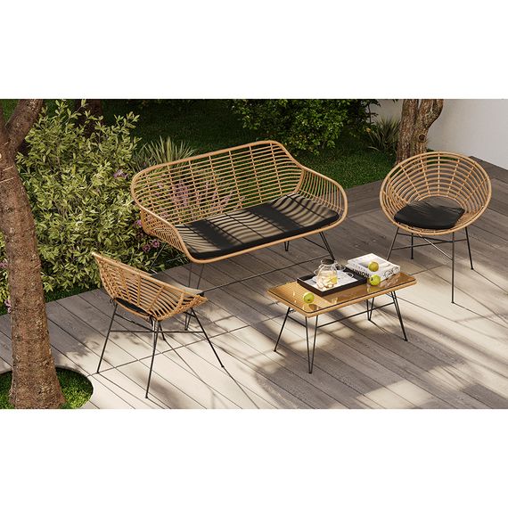 Стул Vetle Round, ротанг, Bergenson Bjorn, фото , изображение 4