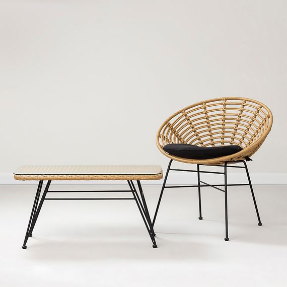 Стул Vetle Round, ротанг, Bergenson Bjorn, фото , изображение 12