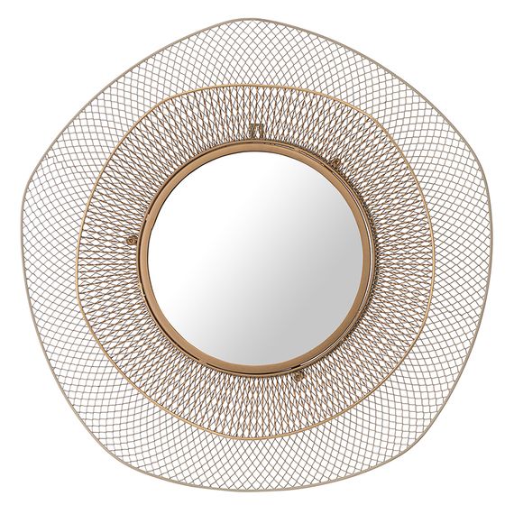 Зеркало Vinger, 79 см, бежевое/золотое, Bergenson Bjorn, фото 