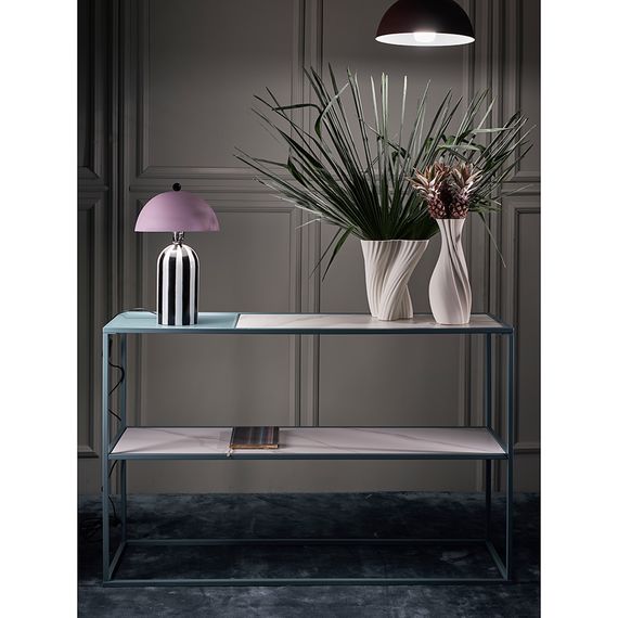 Светильник настольный Anniken, 25х38 см, черный/белый/лиловый, Bergenson Bjorn, фото , изображение 2