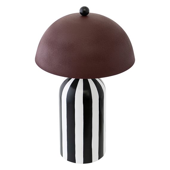 Светильник настольный Anniken, 25х38 см, черный/белый/сливовый, Bergenson Bjorn, фото , изображение 9