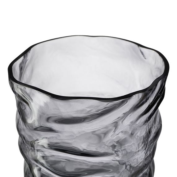 Ваза Crumpl, 20 см, серая, Bergenson Bjorn, фото , изображение 6