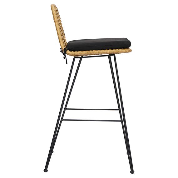 Стул барный Vetle Flat, ротанг, Bergenson Bjorn, фото , изображение 11