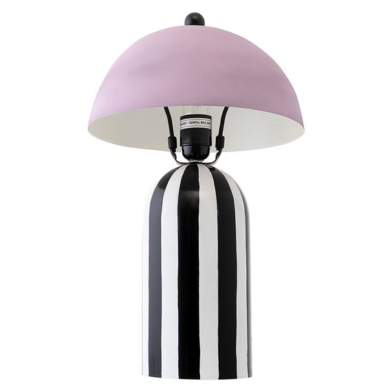 Светильник настольный Anniken, 25х38 см, черный/белый/лиловый, Bergenson Bjorn, фото , изображение 9