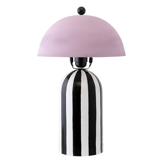 Светильник настольный Anniken, 25х38 см, черный/белый/лиловый, Bergenson Bjorn, фото 