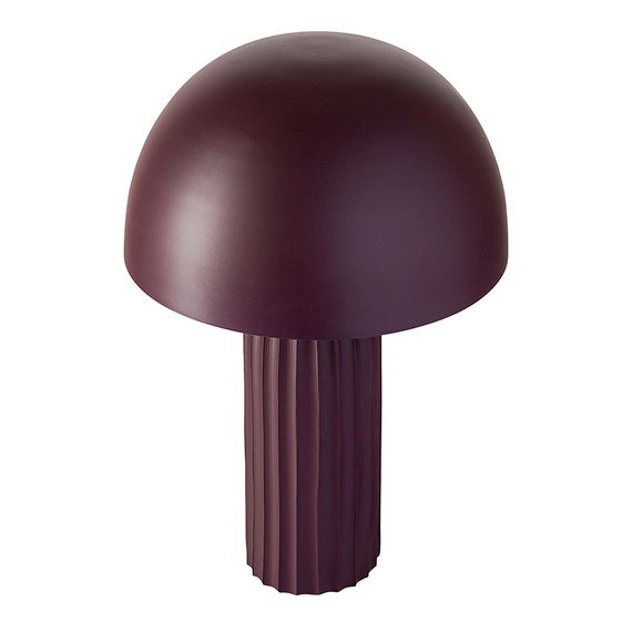 Лампа настольная Texture Sleek, 24х37 см, вишневая, Bergenson Bjorn, фото , изображение 5