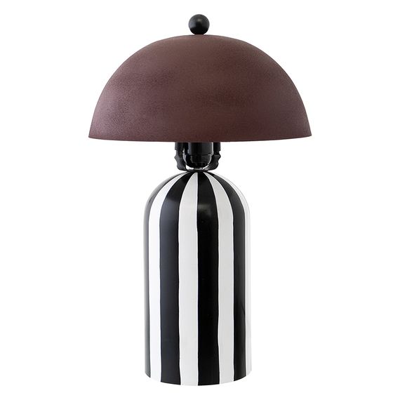 Светильник настольный Anniken, 25х38 см, черный/белый/сливовый, Bergenson Bjorn, фото 