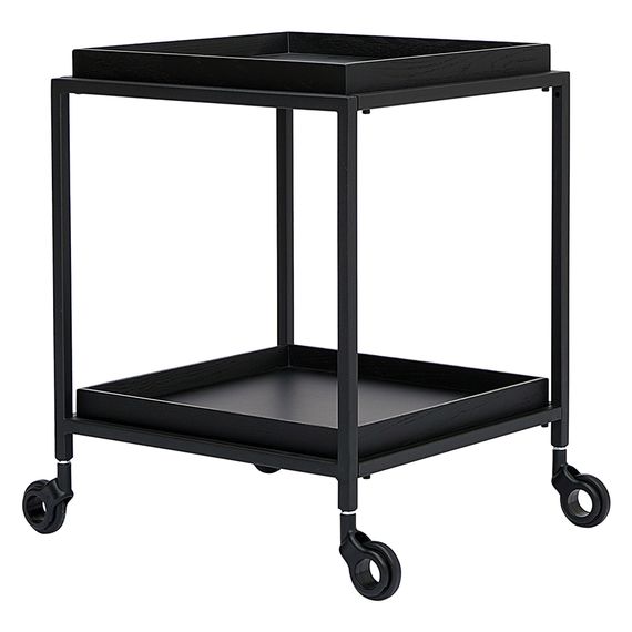 Тумба на колесах Domo, 40,5х40,5х53,5 см, черная, Bergenson Bjorn, фото 