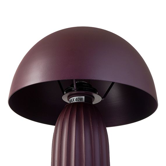 Лампа настольная Texture Sleek, 24х37 см, вишневая, Bergenson Bjorn, фото , изображение 6