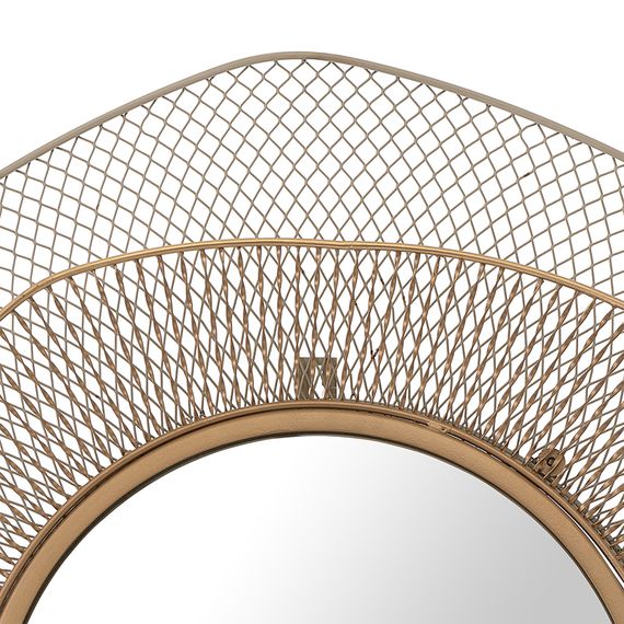 Зеркало Vinger, 79 см, бежевое/золотое, Bergenson Bjorn, фото , изображение 5