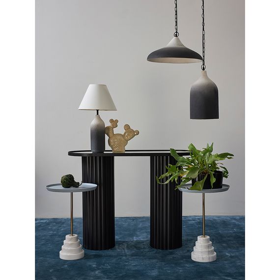 Столик кофейный Sustainable collection, 37,7 см, серый/белый, Bergenson Bjorn, фото , изображение 2