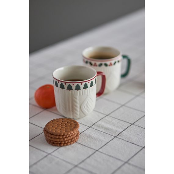 Набор из двух кружек Warm Celebration из коллекции New Year Essential, 400 мл, Tkano, фото , изображение 5