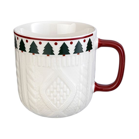 Набор из двух кружек Warm Celebration из коллекции New Year Essential, 400 мл, Tkano, фото , изображение 8
