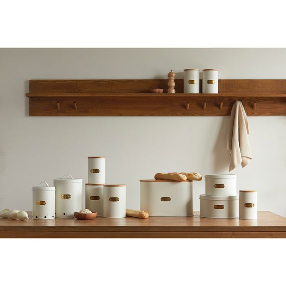 Банка для хранения чая Irmel, 1,3 л, молочная, Smart Solutions, фото , изображение 3