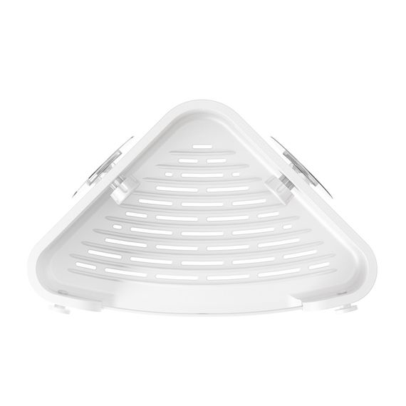 Органайзер для душа угловой Flex Adhesive, белый, UMBRA, фото , изображение 7