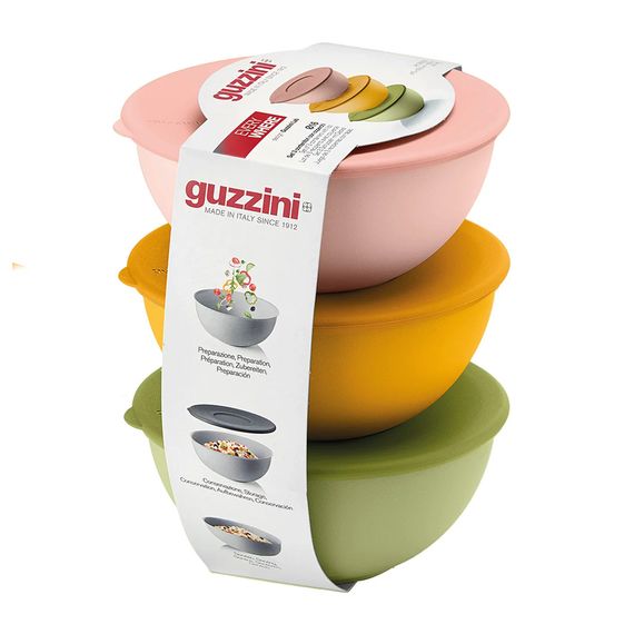 Набор контейнеров для хранения продуктов Everywhere Bio, ?16 см, 3 шт., Guzzini, фото , изображение 3