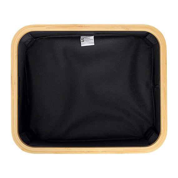 Корзина для белья Neat Low, 40x33x20 см, черная, Smart Solutions, фото , изображение 8