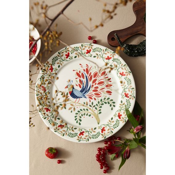 Тарелка Fantail Bird из коллекции Birds of Paradise, ?28 см, Liberty Jones, фото , изображение 3