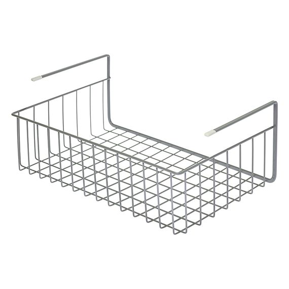 Корзина для хранения подвесная Granli, 38,8х24,5х15 см, серая, Smart Solutions, фото , изображение 6