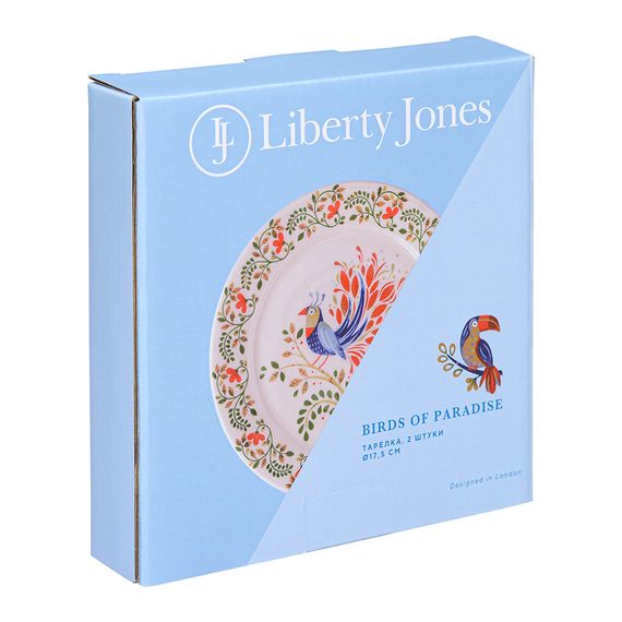 Набор тарелок Love Birds из коллекции Birds of Paradise в подарочной упаковке, ?18 см, 2 шт., Liberty Jones, фото , изображение 9