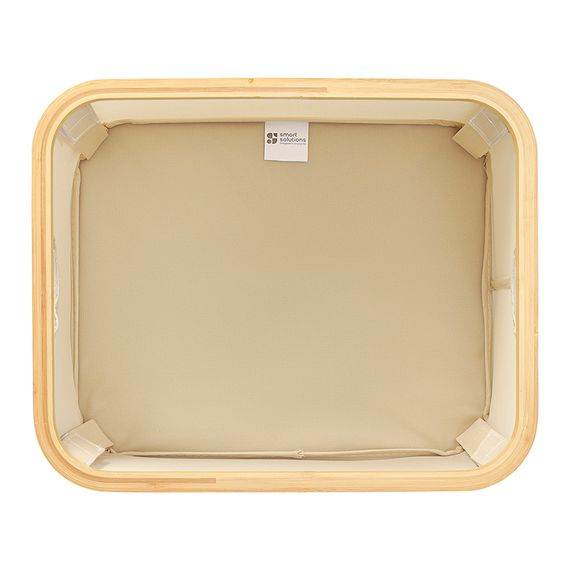 Корзина для белья Neat Low, 40x33x20 см, молочная, Smart Solutions, фото , изображение 14